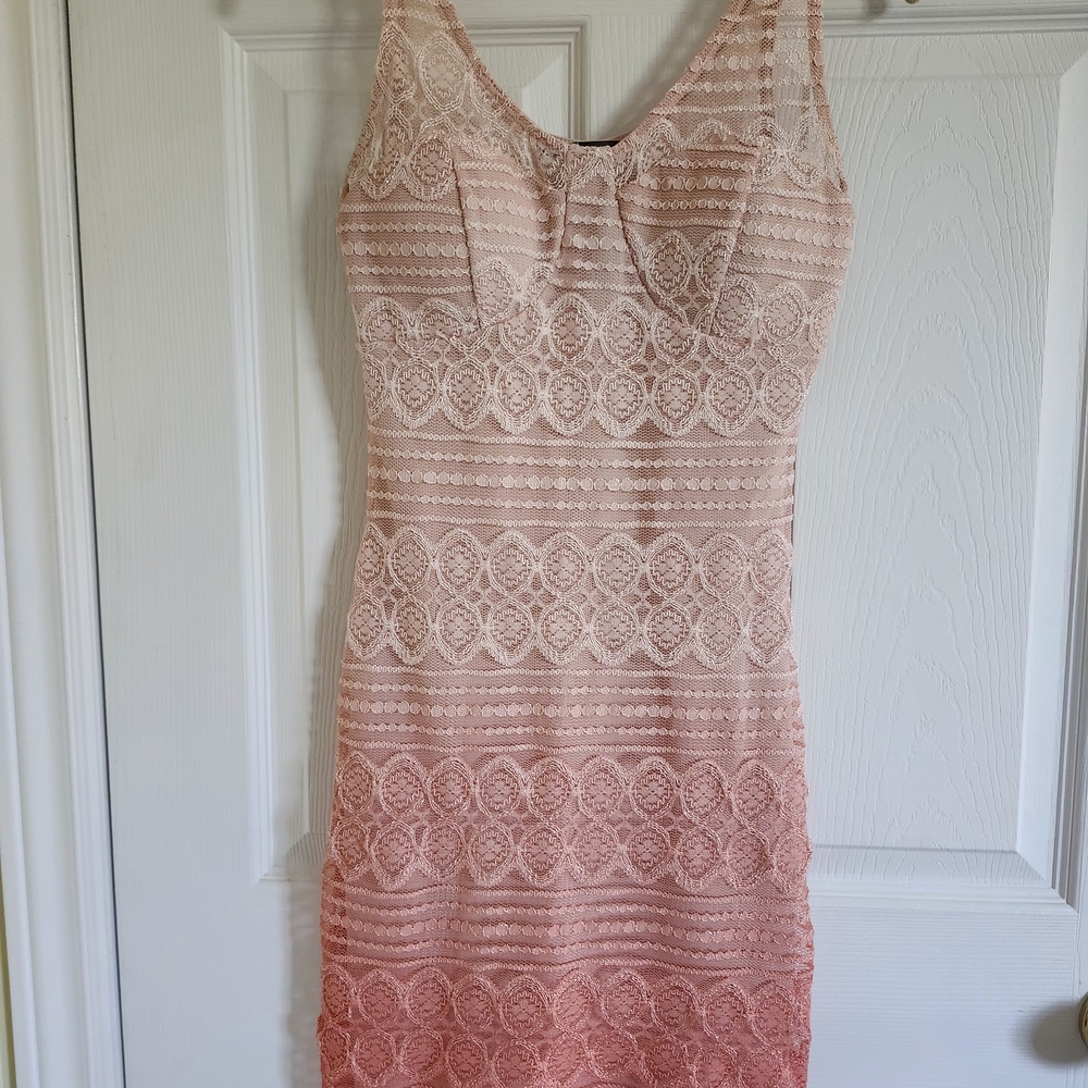 Lace Ombré Cocktail Dress